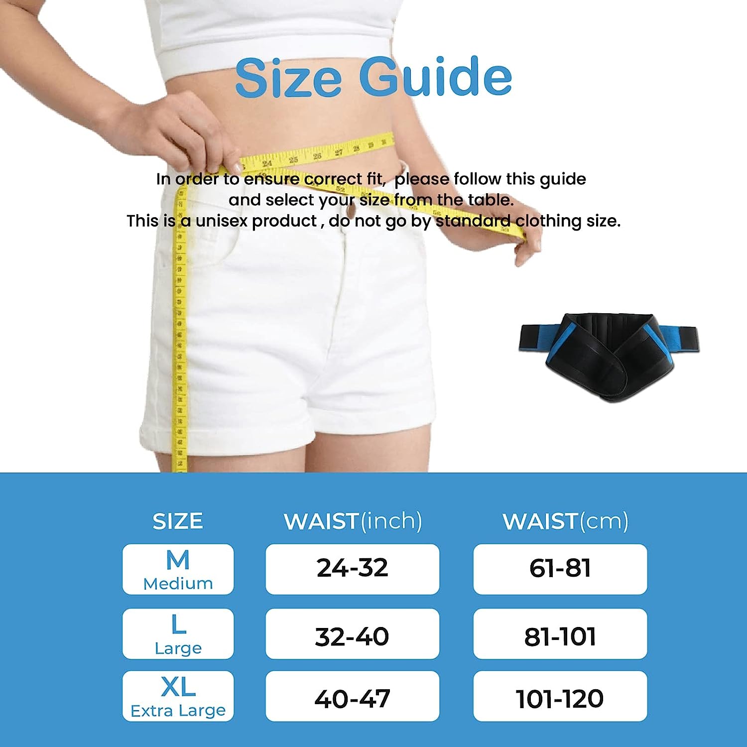 Back Support Belt for Men and Women - The Only Certified Medical Grade Adjustable Lumbar Support Belt - Therapeutic Lower Back Support for Back Pain Relief and Injury Prevention